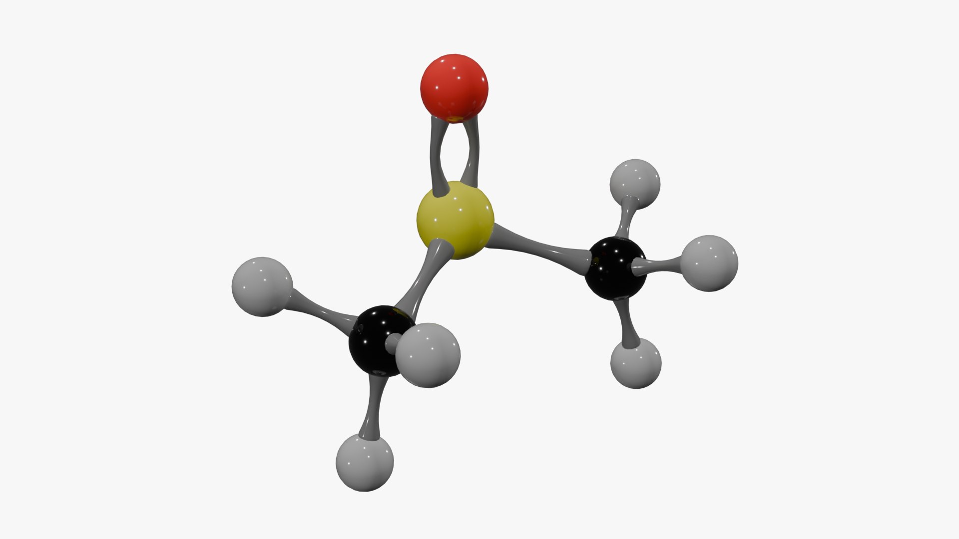3D Dimethyl Sulfoxide Molecule model https://p.turbosquid.com/ts-thumb/nU/VICEQl/Gj/05/png/1755620963/1920x1080/fit_q87/378e7b9e967f057aadb011cde61fd3e623e26efb/05.jpg
