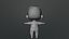 3D model Cartoon Baby Character