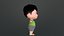 3D model Cartoon Baby Character