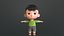 3D model Cartoon Baby Character