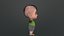 3D model Cartoon Baby Character