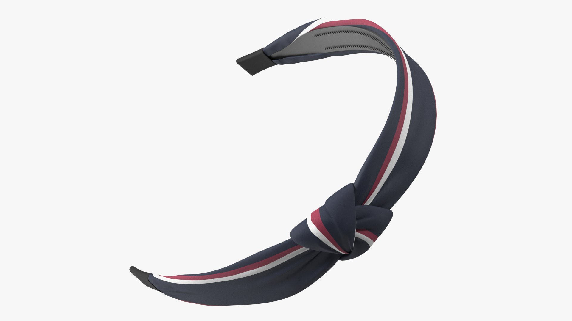 Hairband Striped 3D model preview
