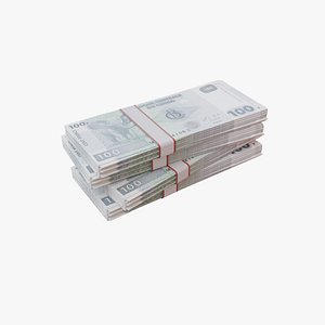 3D 100 Congolese Franc CDF