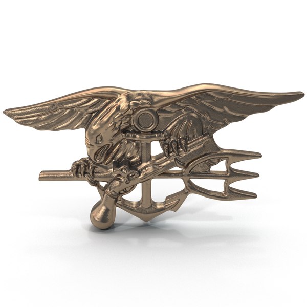 3d model navy seals insignia