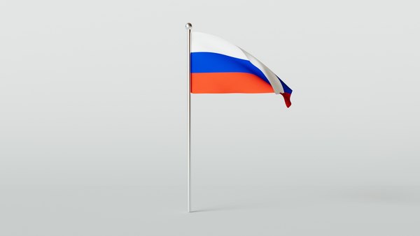 Bandeira da Rússia animada Modelo 3D - TurboSquid 1614458