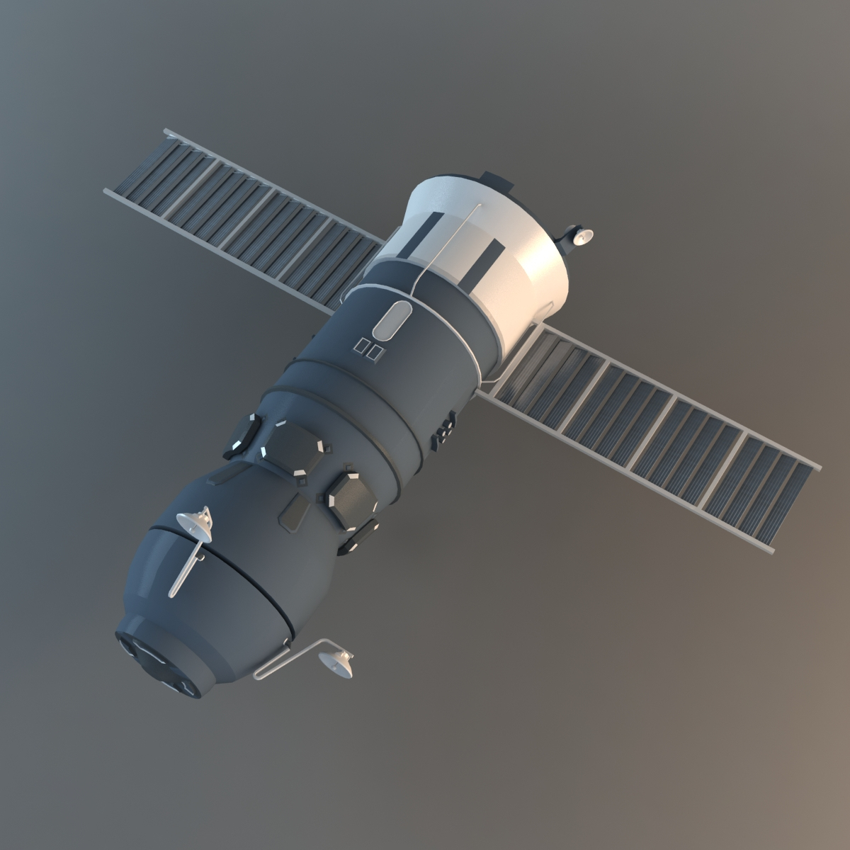 3d Model Progress Spacecraft