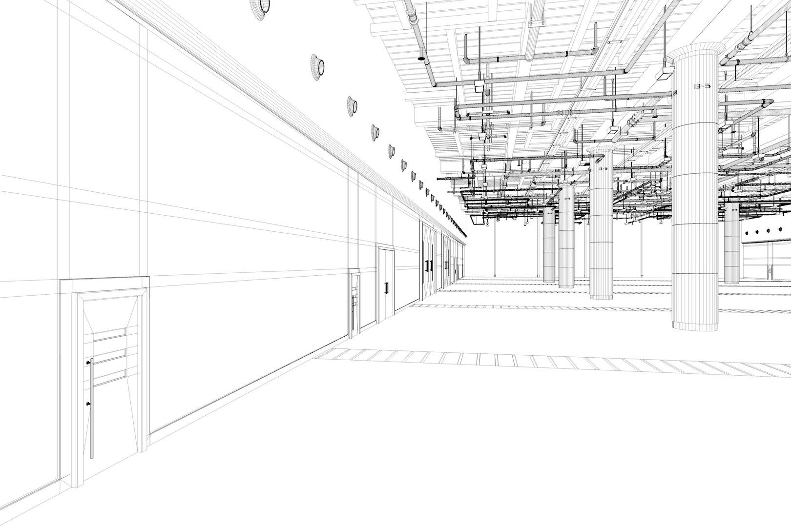 Exhibition Hall Interior 7 3D - TurboSquid 2075064