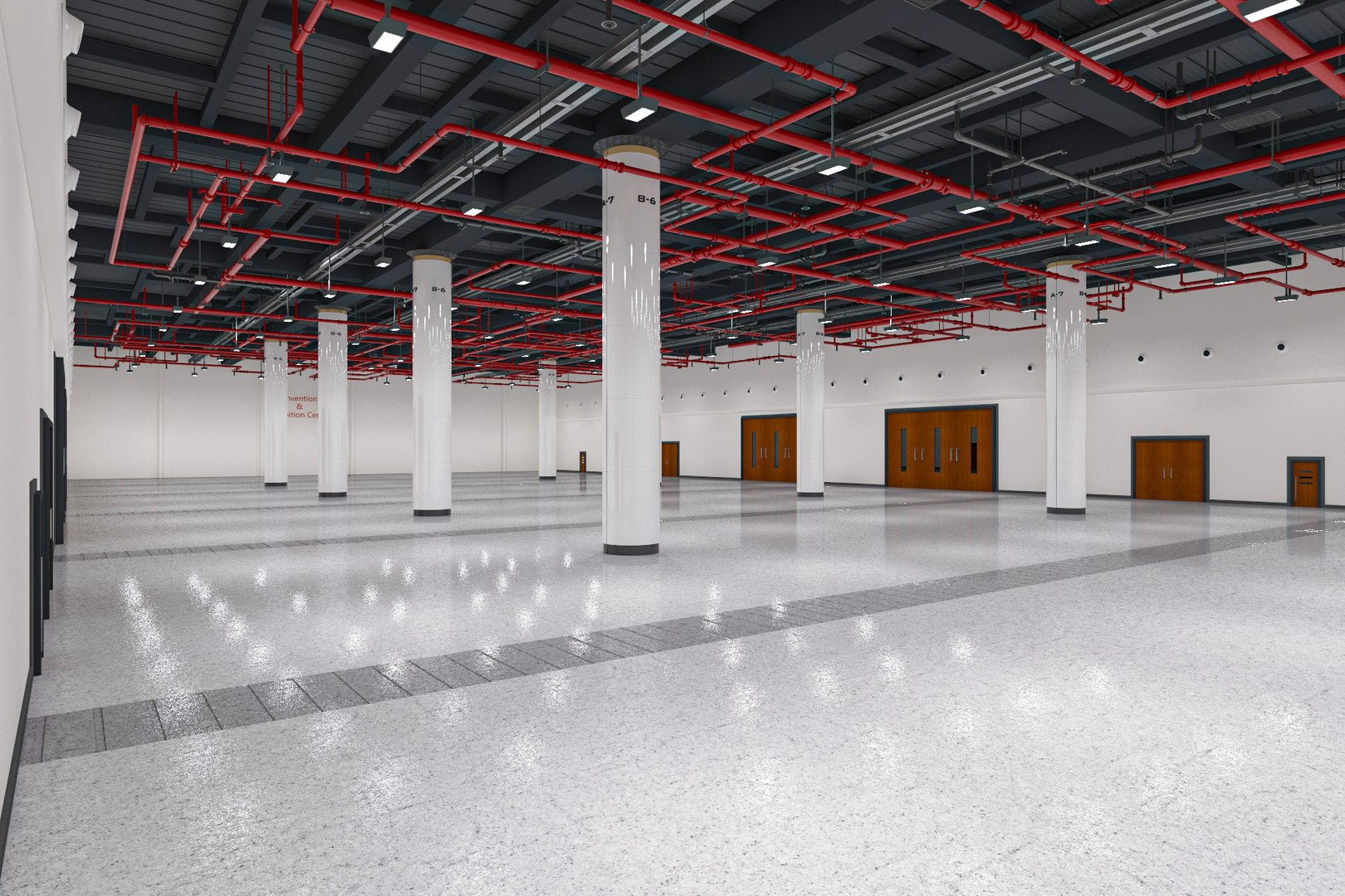 Exhibition Hall Interior 7 3D - TurboSquid 2075064