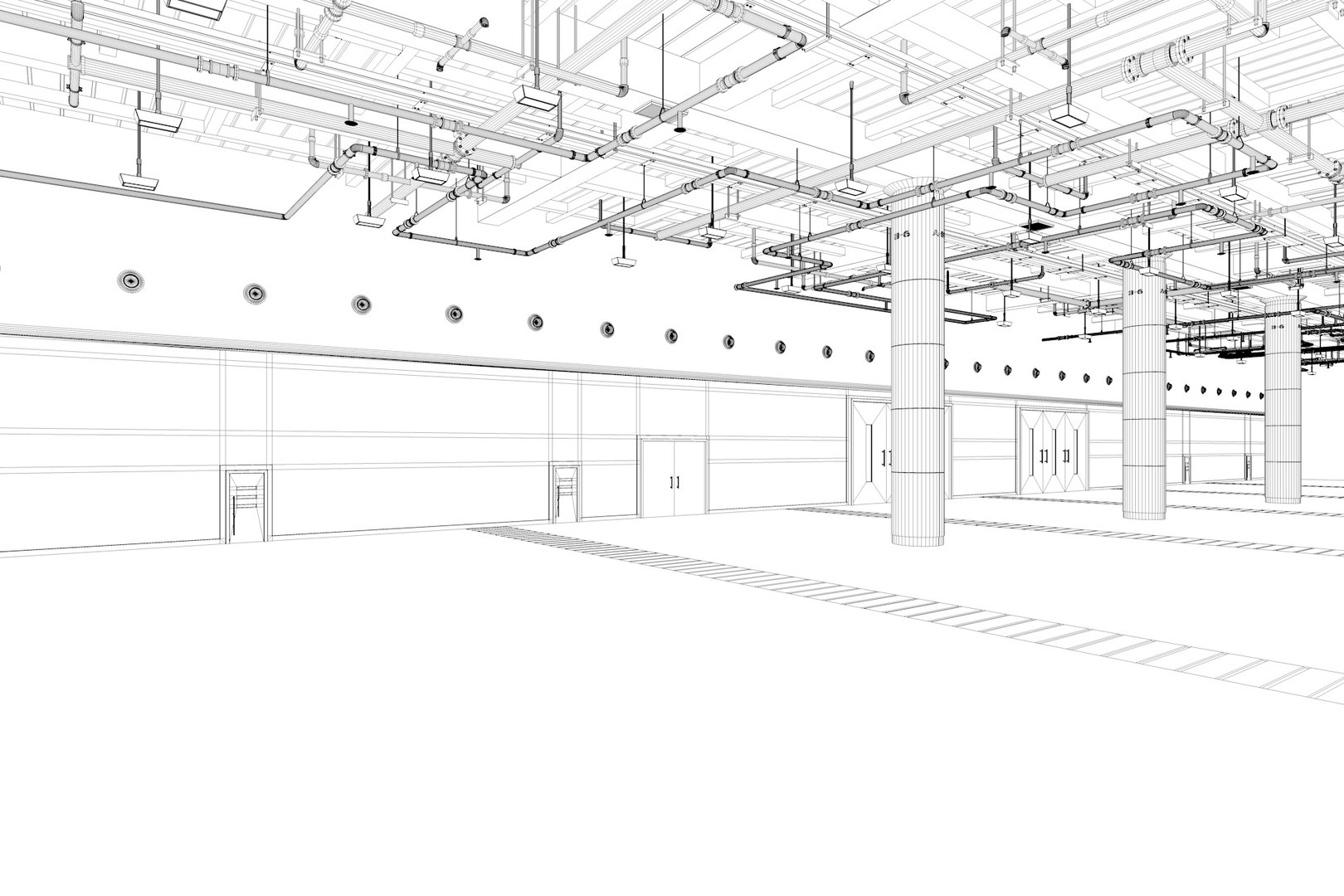 Exhibition Hall Interior 7 3D - TurboSquid 2075064