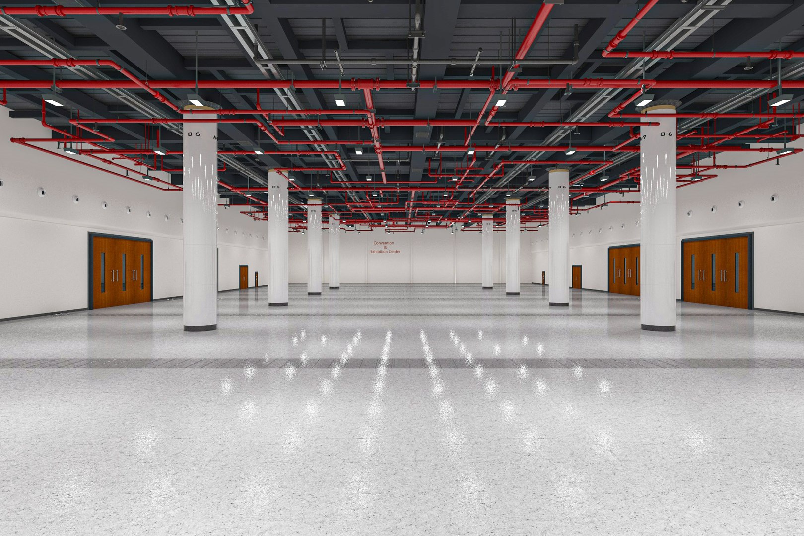 Exhibition Hall Interior 7 3D - TurboSquid 2075064