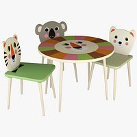Vilac Kids Furniture Chair Table