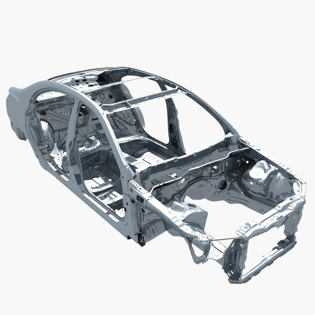 3D car frame - TurboSquid 1442782