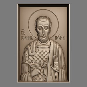 john warrior icon 3d model