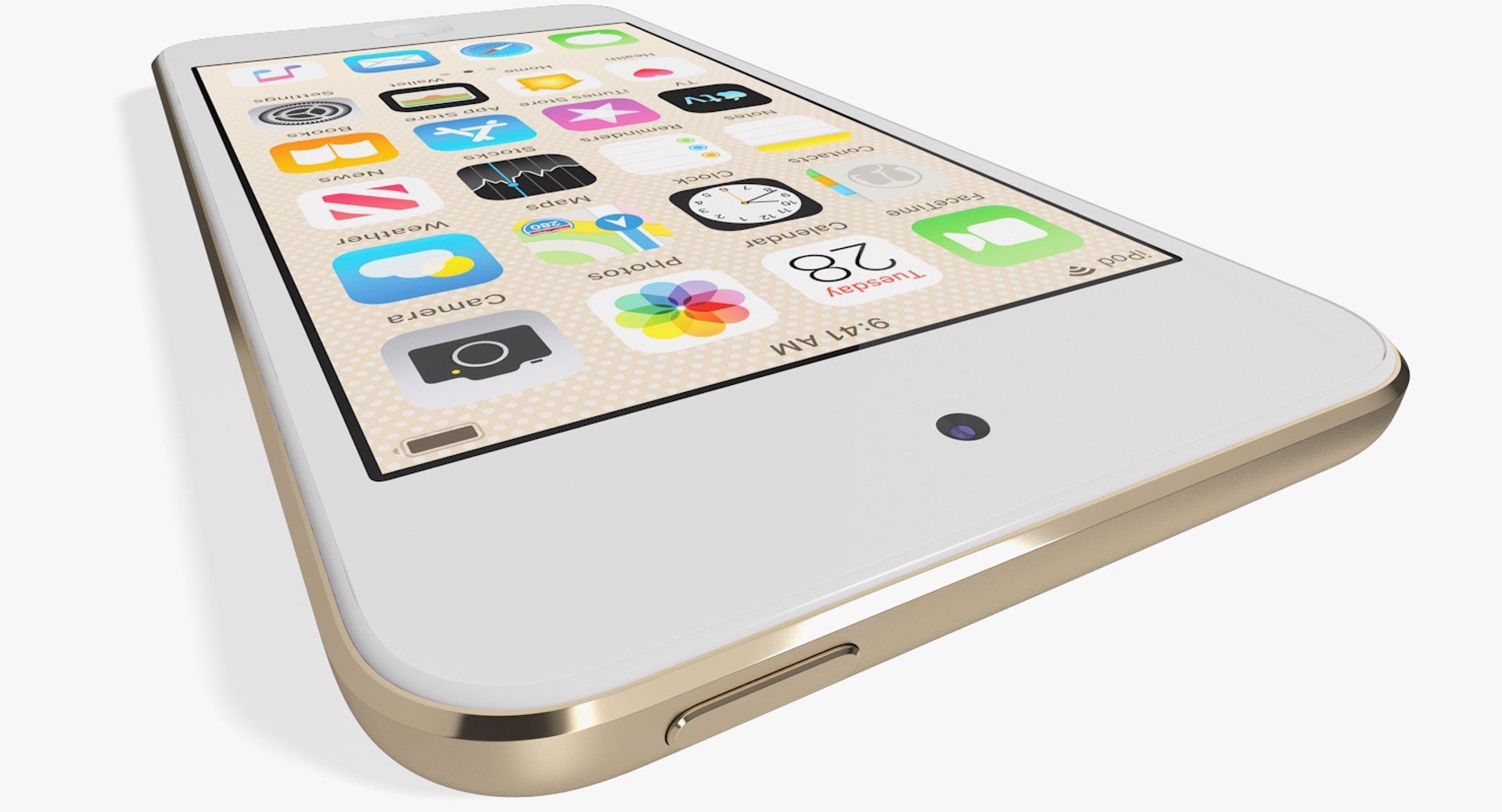 3D Realistic Apple Ipod Touch - TurboSquid 1415357
