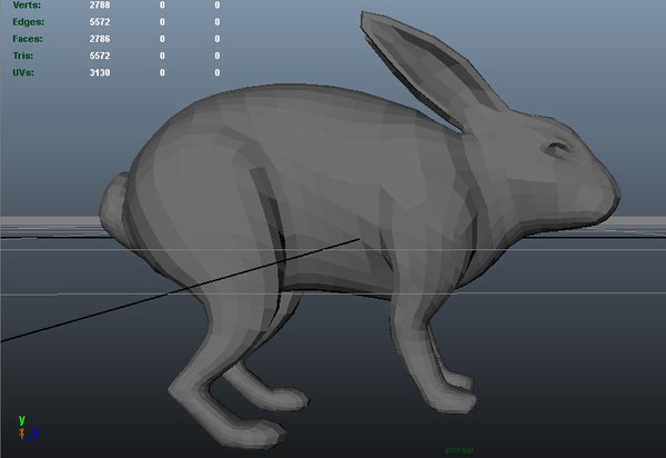 free rabbit 3d model