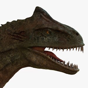 Allosaurus Theropod Dinosaur in Blender and ZBrush