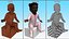 African Baby Girl Wearing Full Bodysuit Sitting Fur