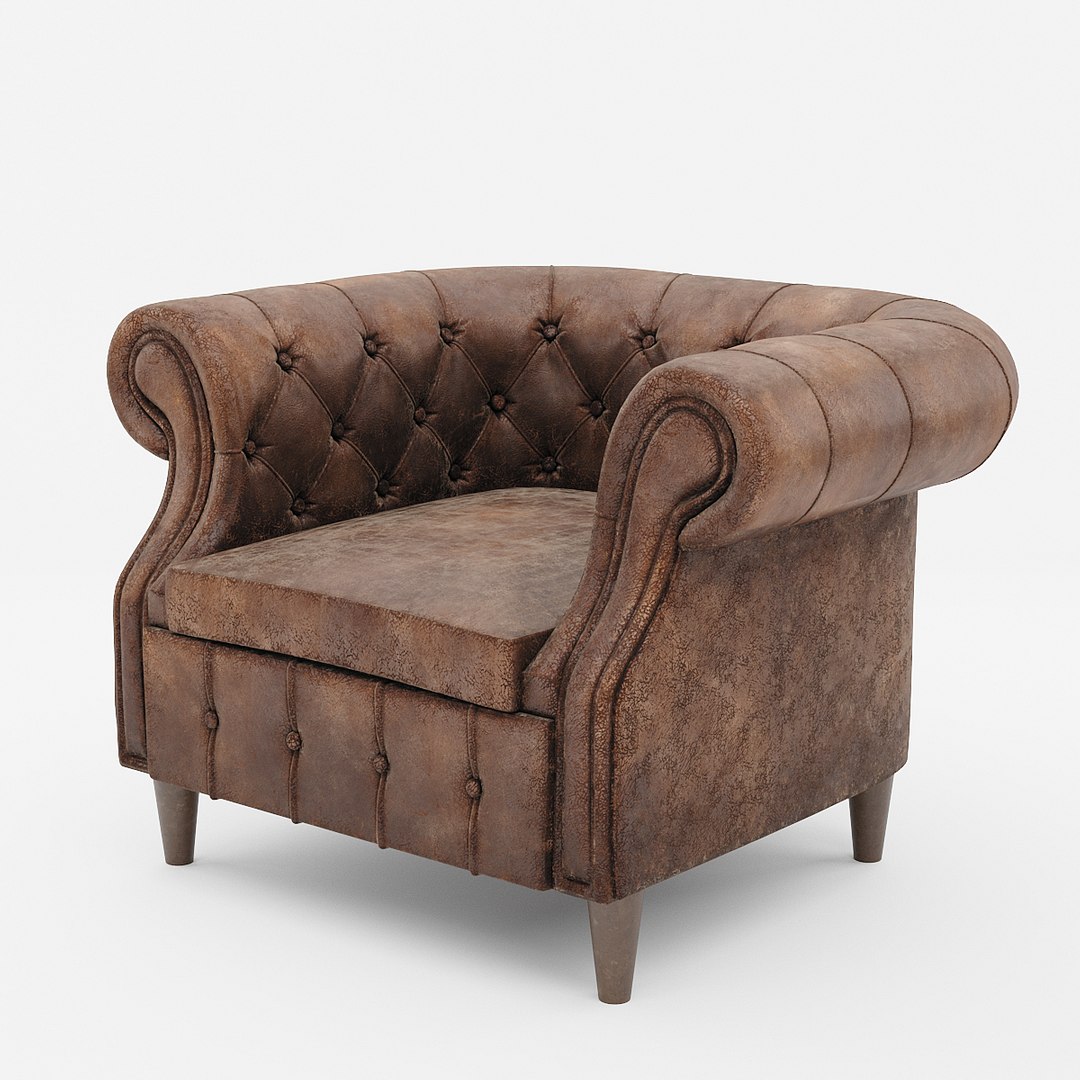 Chair Sofa Chelsea 3D Model - TurboSquid 1265161