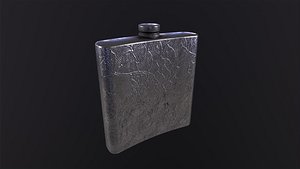 3D OldFlask ornate flask model