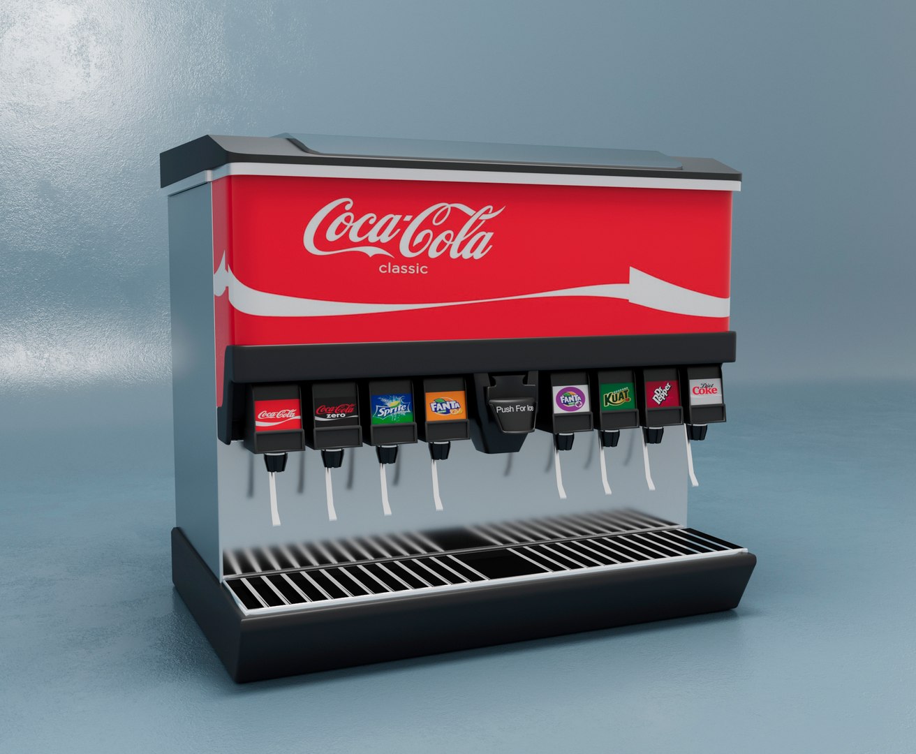 3D SODA DRINK MACHINE TurboSquid 2049850