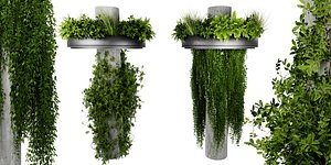 Collection plant vol 532 - blender 3D model