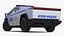 Tesla Cybertruck NYPD, приспособленный для Cinema 4D