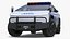 Tesla Cybertruck NYPD, приспособленный для Cinema 4D