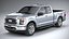 3D model Ford F150 XLT Super cab 2022