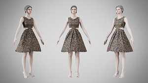 Dress 33 Royal Baroque Brocade