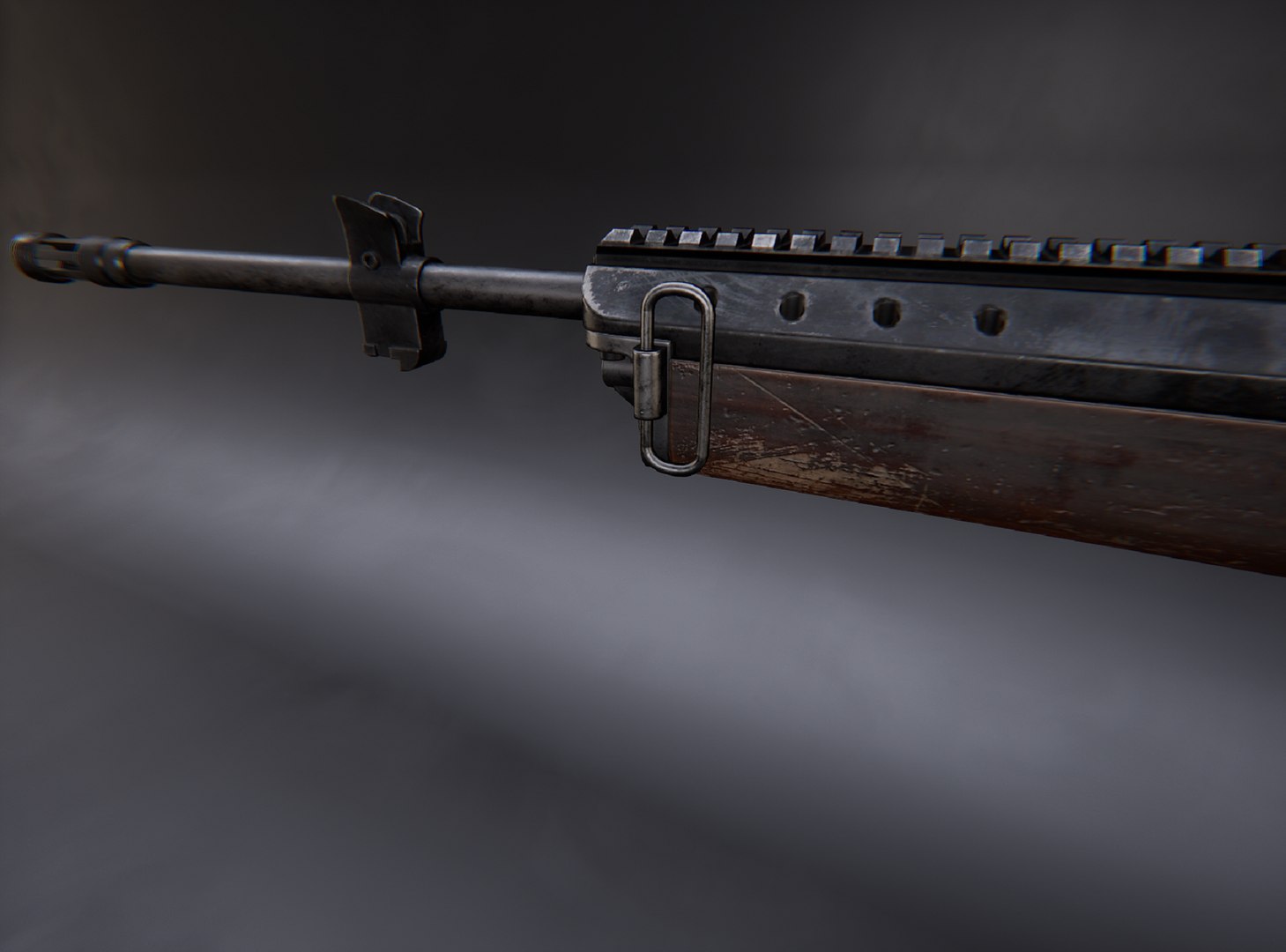 Mini 14 Sniper AAA Game Ready PBR Low-poly 3D Model 3D - TurboSquid 2004435