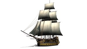 3D battleship model