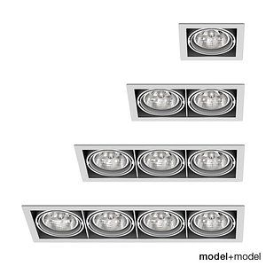 Delta Light Grid In spotlights collection