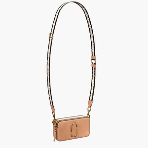 Marc Jacobs Snapshot Bag Leather Cream