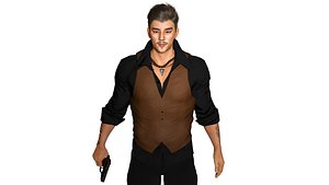 AAA 3D REALISTIC ASIAN MALE CHARACTER - BUSINESSMAN ASIAN Ver 02 3D