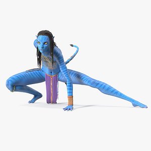 Neytiri Avatar Rigged for Maya