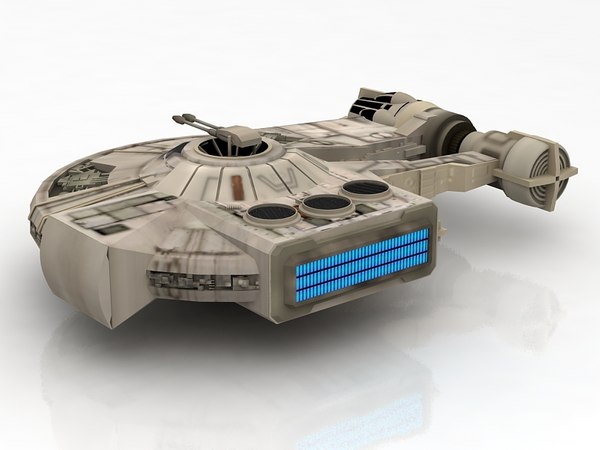 ミレニアムファルコンスターウォーズ宇宙船 3Dモデル $249