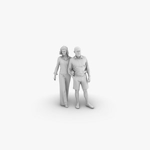 3D Couple Walking model