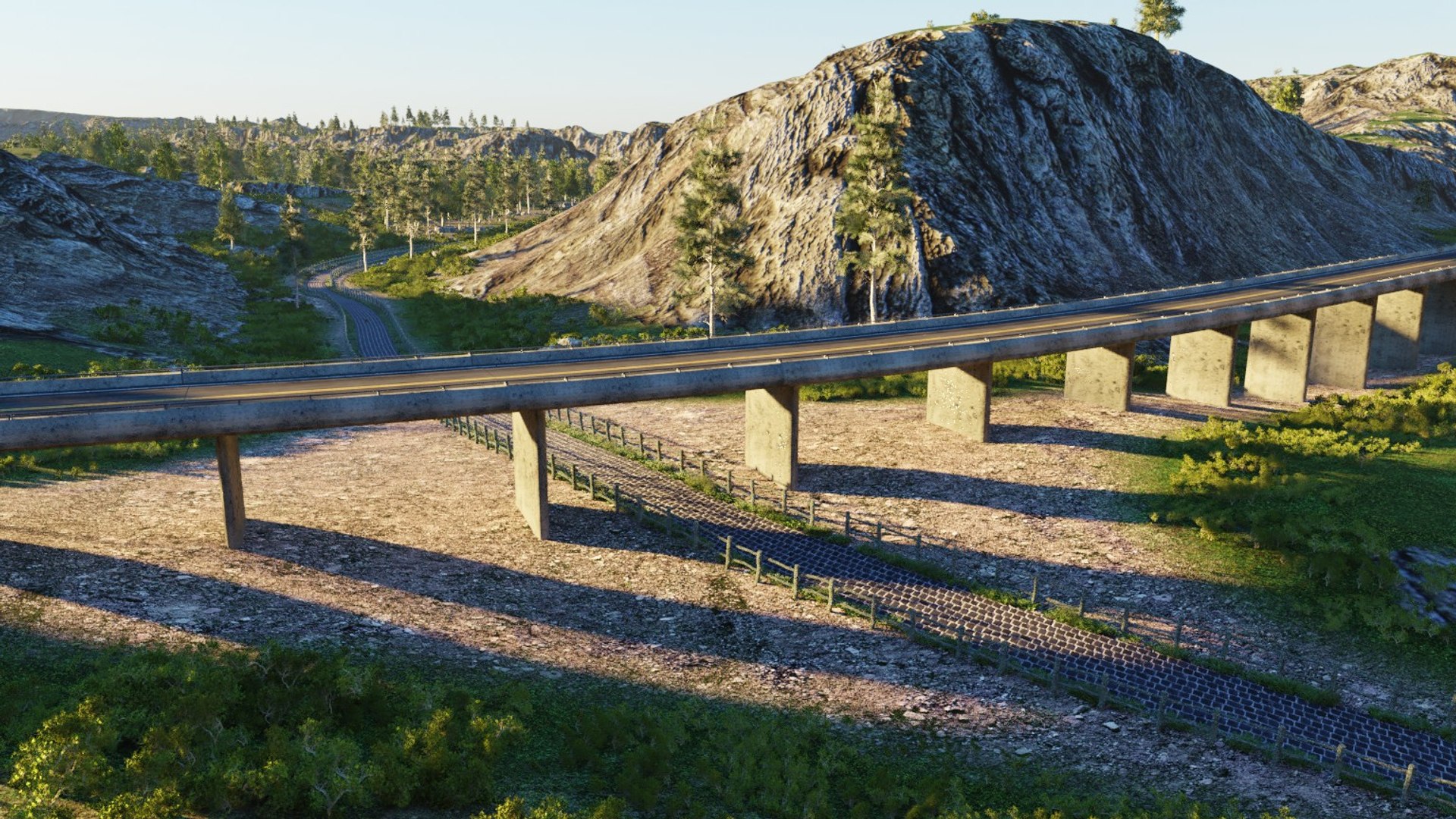 3D Roads And Paths In Blender Model - TurboSquid 1729099