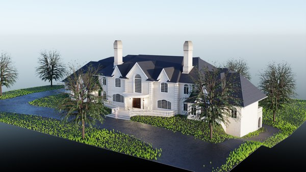 Mega Mansion 3D model