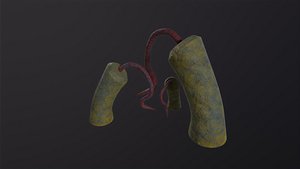 3D Alien Flora model