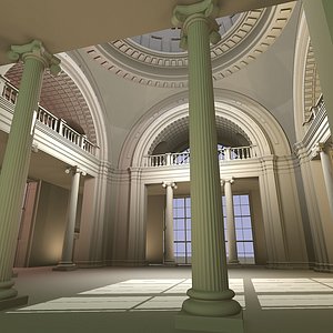 interior scene 3d model