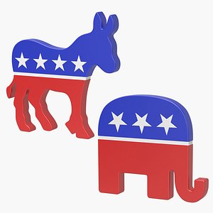 USA Party Logo Set