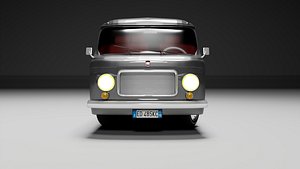 old fiat transpoter 3D