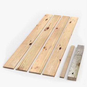 Wooden Boards and Beams PBR