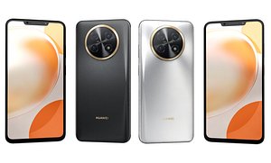 Huawei Nova Y91 Black And White 3D model