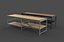 Modèle 3D de table d'appoint Woodsy