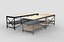 Modèle 3D de table d'appoint Woodsy