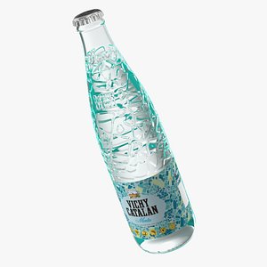 Bottle of Mineral Water Vichy Catalan Mint model