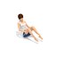 Boat Pose Yoga Exercise Woman Animation