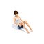 Boat Pose Yoga Exercise Woman Animation